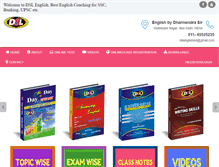 Tablet Screenshot of dslenglish.com